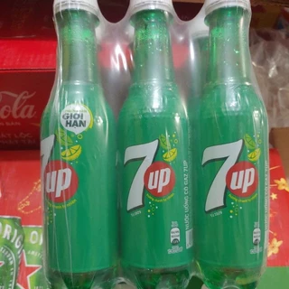 Lốc 6 chai nước ngọt 7 Up vị chanh 330ml