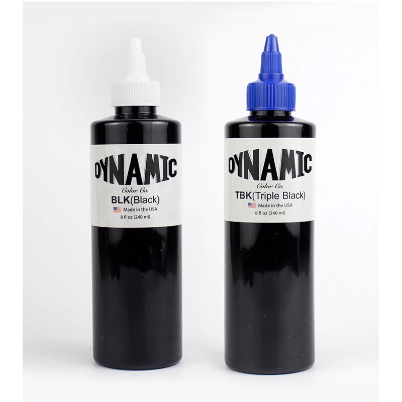 Mực xăm dynamic BLK,TBK nhập khẩu chính hãng, có bán chai chiết 1oz (30ml-240ml)