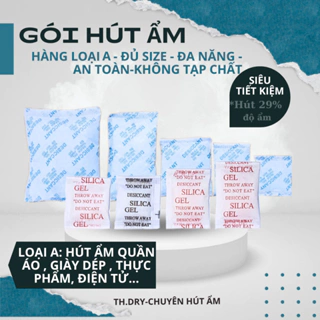 [Hot] Gói Hút Ẩm đóng túi 1KG đủ loại Silicagel - Hạt chống ẩm mốc, khử mùi, hút ẩm thực phẩm, hút ẩm điện tử camera