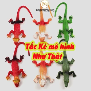 (Đồ chơi mô hình) Con tắc kè mô hình giả như thật dùng để Troll bạn bè chất liệu đảm bảo