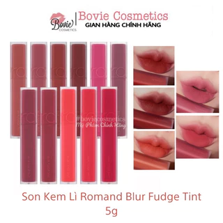 (Màu 1-16) Son kem Romand Blur Fudge Tint 5g Hàn Quốc