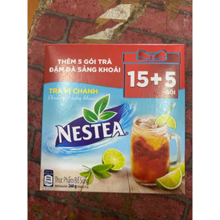 Trà chanh NESTEA 260g (20gói) khuyến mãi thêm 5 gói