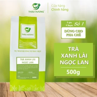 Trà Xanh Lài Ngọc Lan thương hiệu Thảo Hương Gói 500gr - Chuyên dùng pha chế Trà chanh, Trà chanh Quảng Đông, Trà tắc