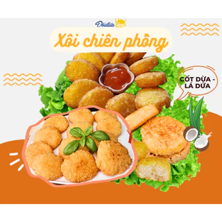 Xôi chiên phồng lá dứa Đôi Đũa Vàng 500g thơm ngậy