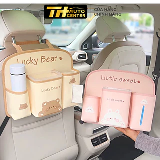 Túi đựng đồ Lucky Bear - túi đồ đa năng treo ghế sau xe ô tô siêu tiện lợi