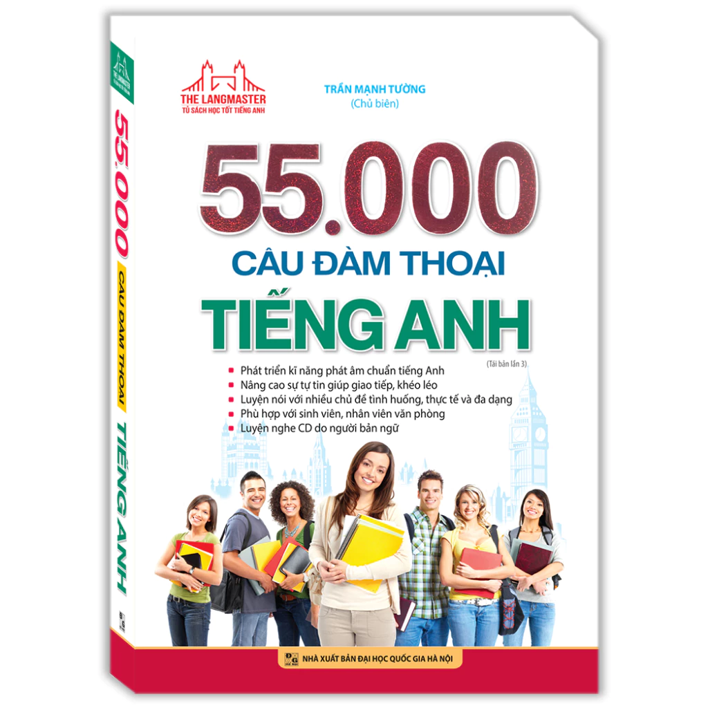 Sách - 55000 câu đàm thoại Tiếng Anh (tái bản 03)