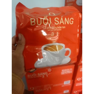 cafe sữa Buổi sáng dạng gói vuông -cafe Trần Quang 24 gói