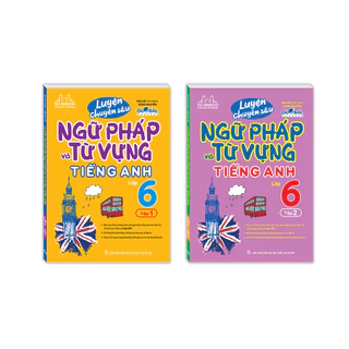 Sách - GLOBALL SUCESS Combo luyện chuyên sâu ngữ pháp và từ vựng tiếng anh lớp 6 (T1+T2)