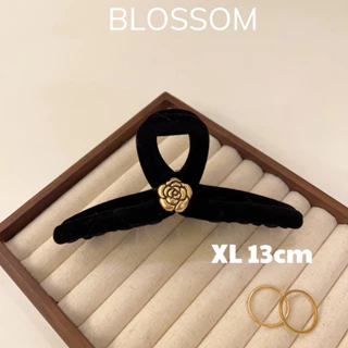 Kẹp Nhung Size XL 13cm Hoa trà