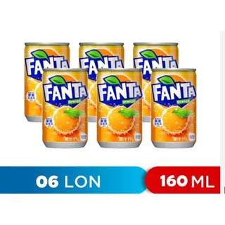 Combo 6 Lon Nước Ngọt Fanta Nhật 160ml x 6 - Vị cam