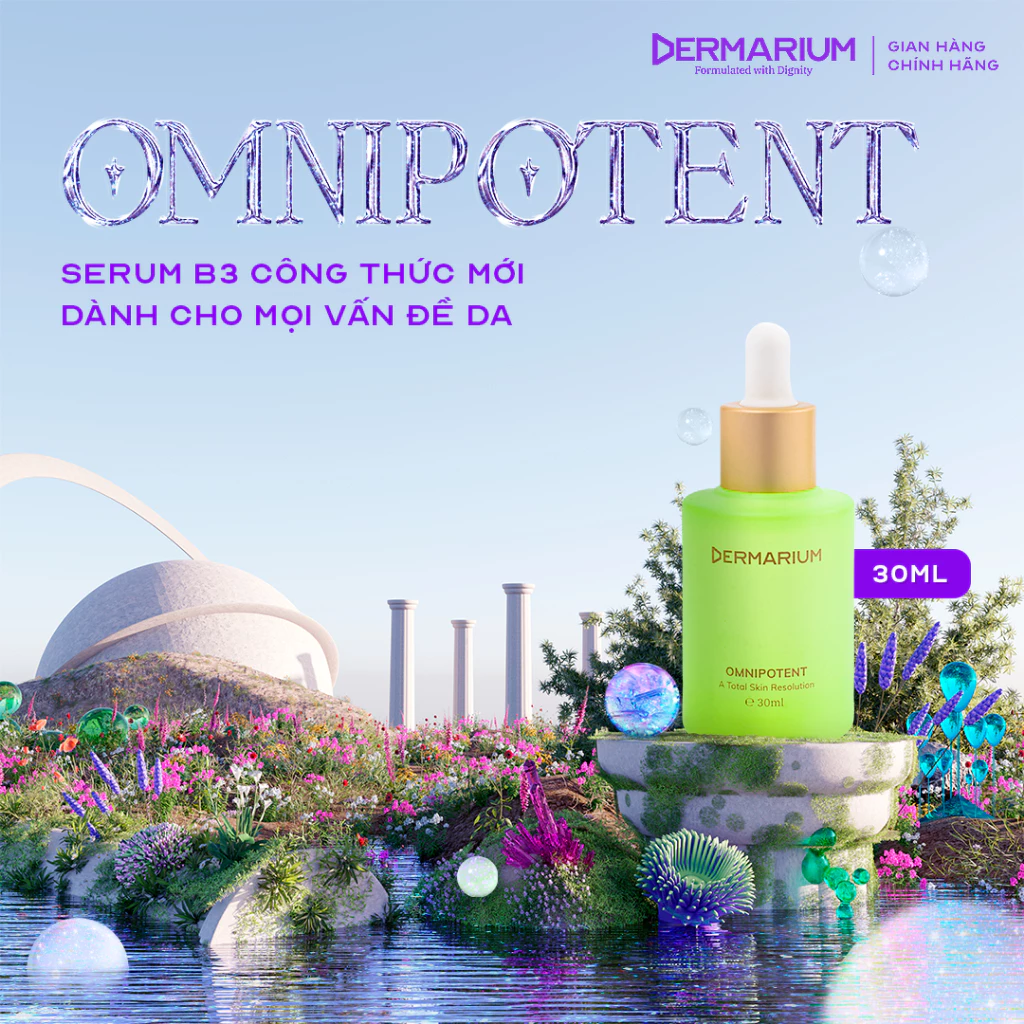 Dermarium Omnipotent - Serum B3 toàn năng cho mọi vấn đề da