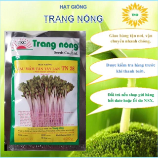 Hạt giống rau mầm củ cải đỏ Trang Nông gói 100gr