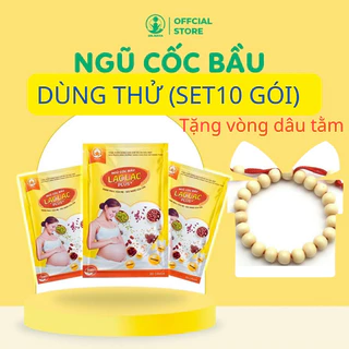 (DÙNG THỬ ) 10 gói lẻ Ngũ cốc dinh dưỡng bầu Lạc Lạc có quà