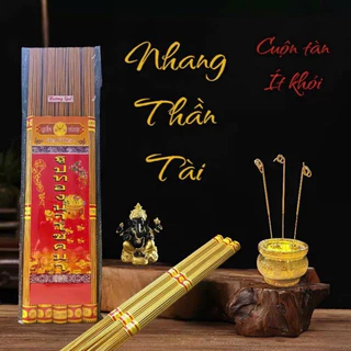 [TEM CHÍNH HÃNG ] COMBO 3 GÓI 185 NÉN Hương Nhang Thần Tài Thái Lan Chính Hãng Hương Sạch Ít Khói Cuộn Tàn Tài Lộc