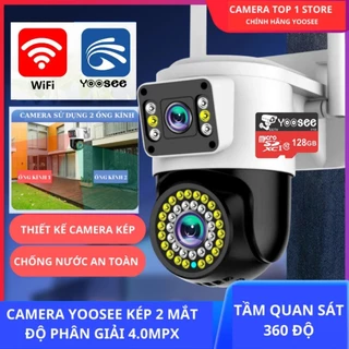 CAMERA 2 MẮT 360 YOOSEE kèm thẻ nhớ 64G