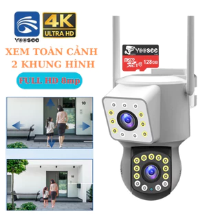 CAMERA YOOSEE D13Z XEM 2 MÀN HÌNH, XOAY 360 ĐỘ, BAN ĐÊM CÓ MÀU, ĐÀM THOẠI 2 CHIỀU