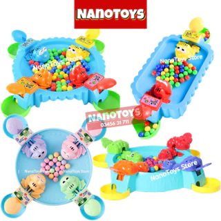 Đồ chơi ếch ăn kẹo, ếch ăn bi - nhiều mẫu ngẫu nhiên - 2 và 4 chú ếch - NANOTOYS STORE