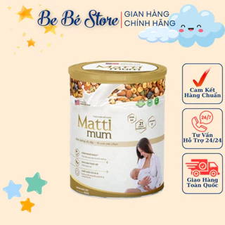 Sữa Hạt Matti Mum Lợi Sữa Dành Cho Mẹ - Hộp 650g