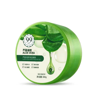 Gel Lô Hội SEOMOU  Chiết Xuất 99% Từ Cây Lô Hội, Dưỡng ẩm da,  300g