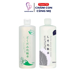 Nước Hoa Hồng Chinoshio Perilla Natural Skin Lotion Từ Lá Tía Tô/ Diếp Cá 500ml