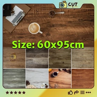 📷 [Phông Chụp Ảnh] Nền Nhựa PVC Giả Gỗ Cao Cấp (60x95cm) - Background Chụp Ảnh Vân Gỗ Siêu Đẹp - Cụt Decor