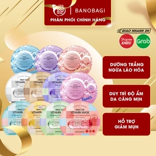 Mặt Nạ Miếng Ngừa Lão Hóa, Bổ Sung Collagen, Dưỡng Trắng & Cấp Ẩm Banobagi Vitamin, Super Collagen Mask 30ml