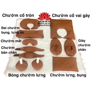 Gối Chườm Thảo Dược Nóng Lạnh Thư Giãn, Giảm Đau Mỏi Lưng Vai Gáy Mắt Chân Dùng Cho Gia Đình và spa - đông y