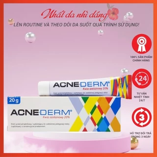 Kem giảm mụn Acne derm Azelaic Aicd 20% làm trắng sáng da, giảm mụn 20g