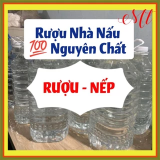 Rươu Nếp Nguyên Chất [900ml] Dùng Để Nấu Ăn -Ngâm-Uống