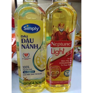 Dầu Ăn Simply/ Neptune 1 Lít ( Date Mới )