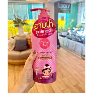 Sữa tắm trắng da Cathy Doll L-Glutathione nhẹ nhàng làm sạch da 500ml Thái Lan