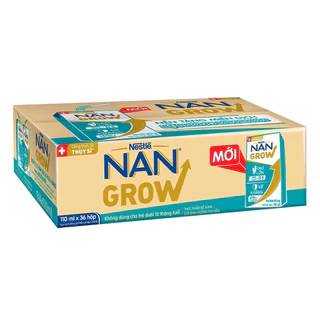 (Date 11/24)-Mẫu mới thùng 48 hộp sữa dinh dưỡng pha sẵn Nan Grow 110ml(có ship hoả tốc HCM)