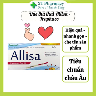 Que thử thai nhanh Allisa tiêu chuẩn châu âu chính hãng Traphaco