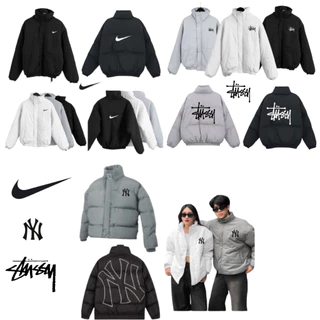 Áo Phao Nike Stussy Mlb Siêu Ấm 3 lớp fomr Chuẩn ,Áo khoác phao béo nam nữ cao cấp,hàng xịn