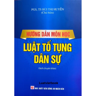 Sách- Hướng Dẫn Môn Học Luật Tố Tụng Dân Sự