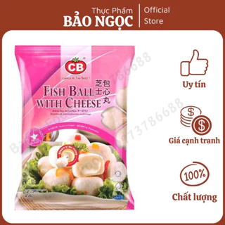 Cá Viên Nhân Phô Mai Tan Chảy CB - viên thả lẩu, chiên rán 500gr - Ship hỏa tốc HN