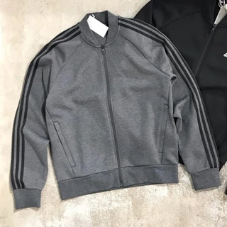 [ÁO KHOÁC BOMBER CHÍNH HÃNG] Adidas Zipper Casual Sports Jacket Grey chỉ duy nhất size S á