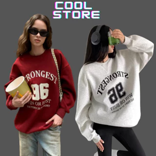 Áo sweater 96 in họa tiết kiểu retro Mỹ , chât nỉ bông cao cấp mềm mịn , chuẩn hàng quảng châu COOL STORE