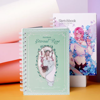 [Sổ A5] Sổ Vẽ Phác Thảo 190gsm Không Kỵ Tẩy ONG MẶT BỰ, Sổ Vẽ Sketchbook Chuyên Dụng Kèm Tranh Line Art