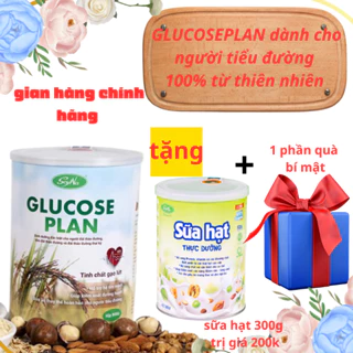 Sữa Cho người tiểu đường - Sữa Glucose Plan SoyNa- Bữa ăn thay thế hoàn hảo cho người đái tháo đường - hộp 800g