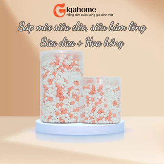 Sáp Wax Lông Sữa Dừa Cao Cấp Mix Sáp Hoa Hồng Siêu Dẻo, Chuyên Da Nhảy Cảm, Bikini GIGAHOMEVN