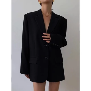 Áo khoác vest blazer nữ dáng đứng rộng oversize hot trend