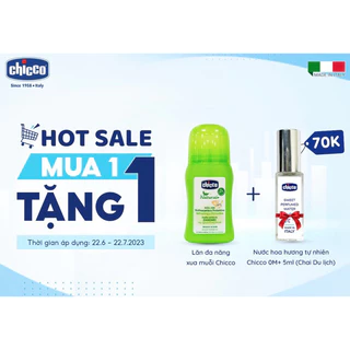 Lăn đa năng xua muỗi Chicco 60ml