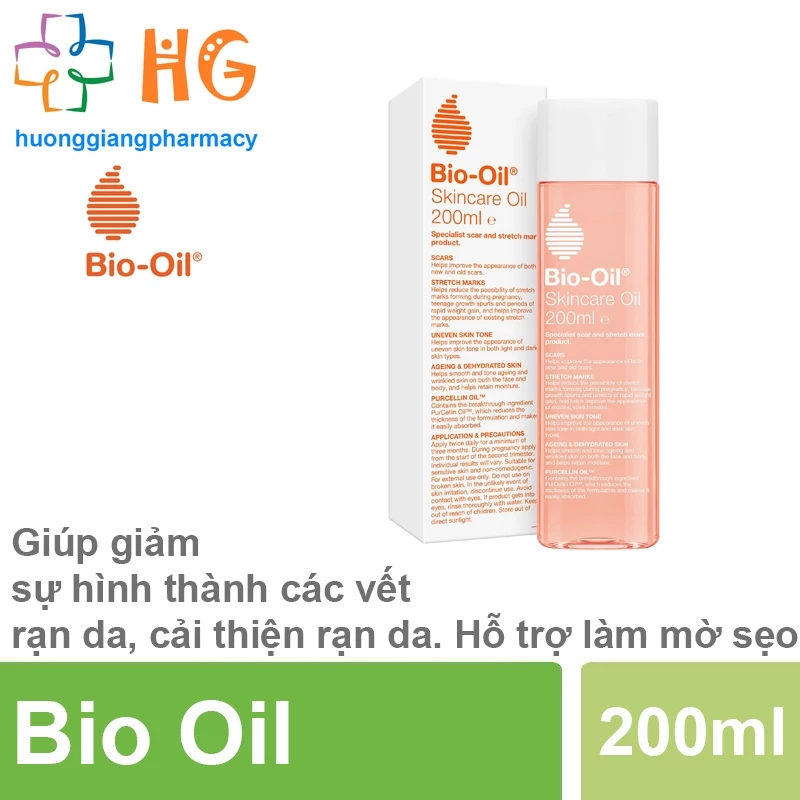 Bio Oil serum dưỡng da chăm sóc da Giảm rạn da làm mờ sẹo trước và sau sinh thanh thiếu niên tuổi phát triển