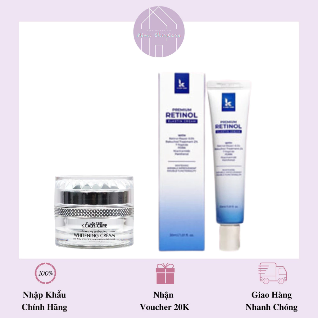 K Lady Care - Kem Dưỡng Trắng Da Chống Lão Hoá Hàn Quốc