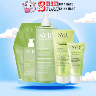 Sữa rửa mặt SVR cho da dầu mụn loại bỏ tế bào da chết ngăn ngừa mụn 200ml và 400ml