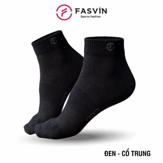Tất Nam Nữ cổ ngắn FASVIN, OWEN mềm mịn co giãn tốt, tất đi bốn mùa nhiều màu sport socks