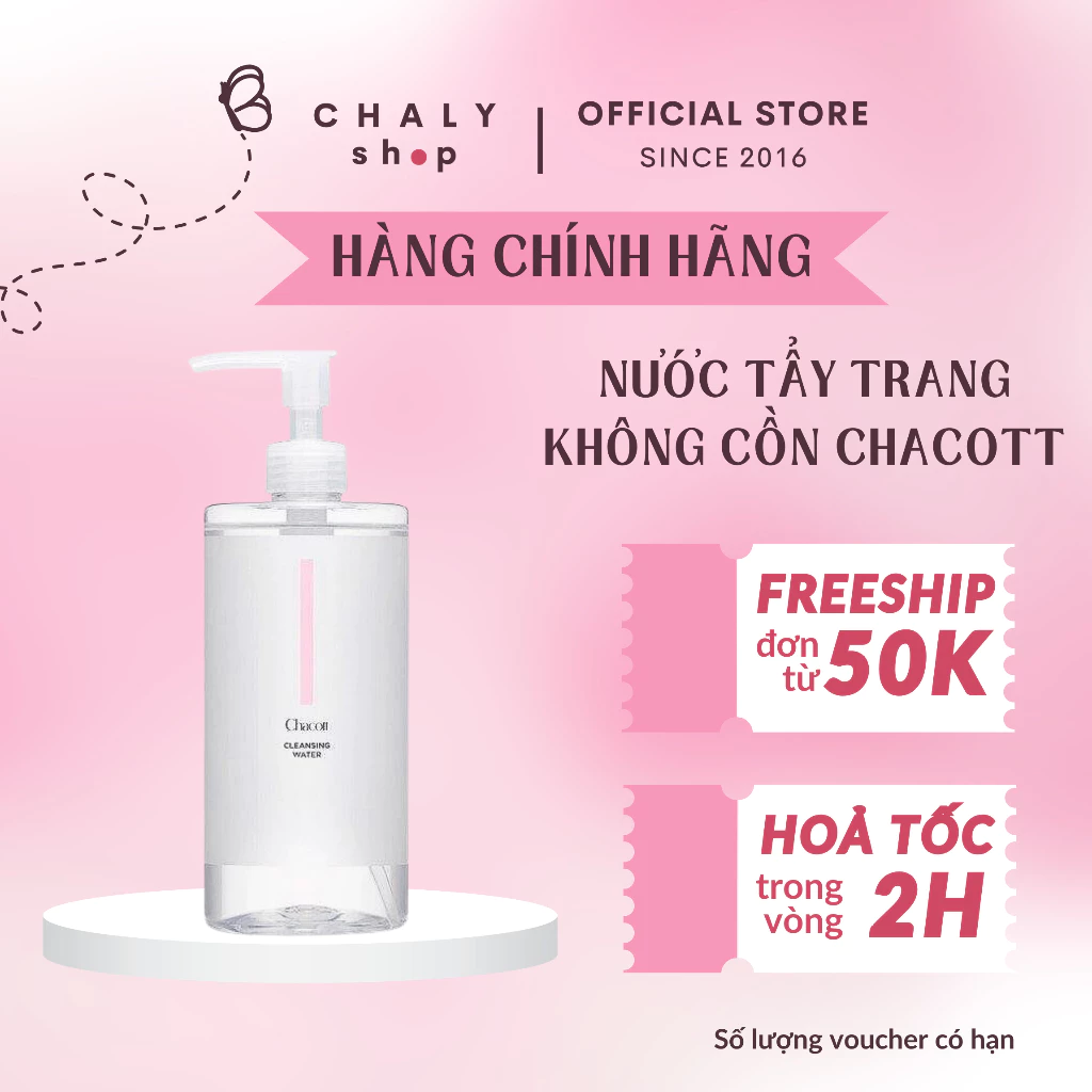 Nước tẩy trang Chacott for Professionals Cleansing Water 500ml Nhật