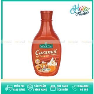 Sốt Topping Caramel Golden Farm 630g – Caramel Topping Sauce