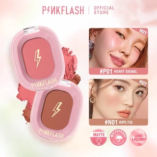 PINKFLASH Phấn má hồng dạng bột mềm không thấm nước có sắc tố tự nhiên OhMyHoney 30g